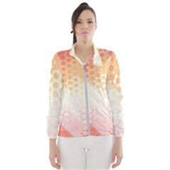 Abstract Floral Print Women s Windbreaker by SpinnyChairDesigns