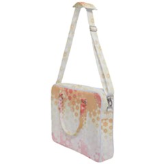 Abstract Floral Print Cross Body Office Bag by SpinnyChairDesigns