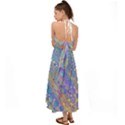 Boho Retro Wildflower Print Halter Tie Back Dress  View2