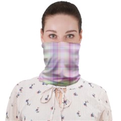 Pink Madras Plaid Face Covering Bandana (adult) by SpinnyChairDesigns