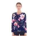 Printed Floral Pattern Women s Long Sleeve Tee View1