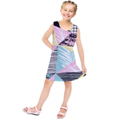 Mosaic Print Kids  Tunic Dress