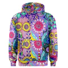 Double Sunflower Abstract Men s Core Hoodie by okhismakingart