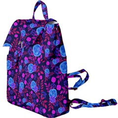 Backgroung Rose Purple Wallpaper Buckle Everyday Backpack