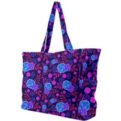 Backgroung Rose Purple Wallpaper Simple Shoulder Bag