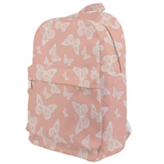 Peaches And Cream Butterfly Print Classic Backpack by SpinnyChairDesigns