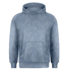 Faded Blue Butterfly Print Men s Core Hoodie by SpinnyChairDesigns