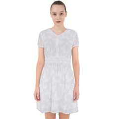 Wedding White Butterfly Print Adorable In Chiffon Dress