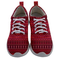 Boho Bittersweet Pink  Mens Athletic Shoes by SpinnyChairDesigns