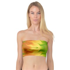 Lemon Lime Tie Dye Bandeau Top