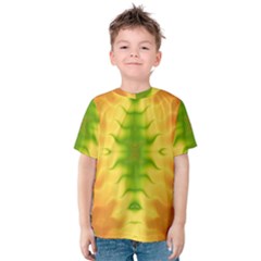 Lemon Lime Tie Dye Kids  Cotton Tee