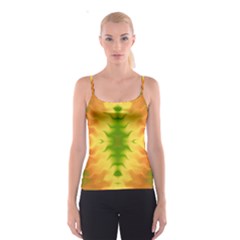 Lemon Lime Tie Dye Spaghetti Strap Top