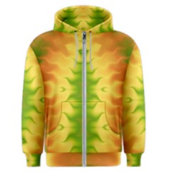 Lemon Lime Tie Dye Men s Zipper Hoodie by SpinnyChairDesigns