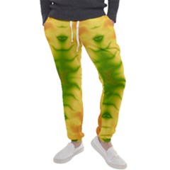 Lemon Lime Tie Dye Men s Jogger Sweatpants by SpinnyChairDesigns