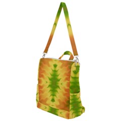 Lemon Lime Tie Dye Crossbody Backpack by SpinnyChairDesigns