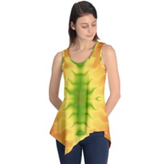 Lemon Lime Tie Dye Sleeveless Tunic