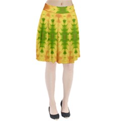 Lemon Lime Tie Dye Pleated Skirt