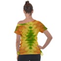 Lemon Lime Tie Dye Tie-Up Tee View2