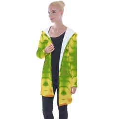Lemon Lime Tie Dye Longline Hooded Cardigan by SpinnyChairDesigns