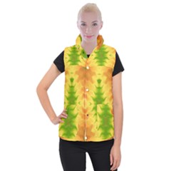 Lemon Lime Tie Dye Women s Button Up Vest by SpinnyChairDesigns