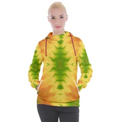 Lemon Lime Tie Dye Women s Hooded Pullover