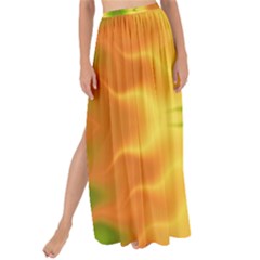 Lemon Lime Tie Dye Maxi Chiffon Tie-up Sarong by SpinnyChairDesigns