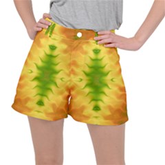 Lemon Lime Tie Dye Ripstop Shorts by SpinnyChairDesigns