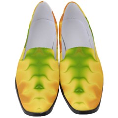 Lemon Lime Tie Dye Women s Classic Loafer Heels