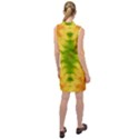 Lemon Lime Tie Dye Sleeveless Shirt Dress View2