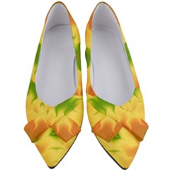 Lemon Lime Tie Dye Women s Bow Heels