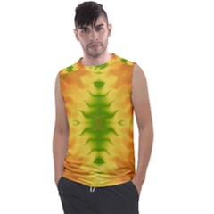 Lemon Lime Tie Dye Men s Regular Tank Top