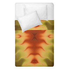 Red Gold Tie Dye Duvet Cover Double Side (single Size)