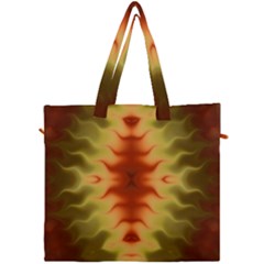 Red Gold Tie Dye Canvas Travel Bag
