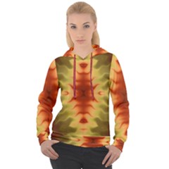 Red Gold Tie Dye Women s Overhead Hoodie