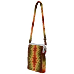 Red Gold Tie Dye Multi Function Travel Bag by SpinnyChairDesigns