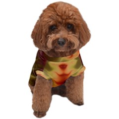 Red Gold Tie Dye Dog T-shirt