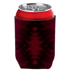 Black Red Tie Dye Pattern Can Holder