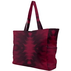 Black Red Tie Dye Pattern Simple Shoulder Bag by SpinnyChairDesigns