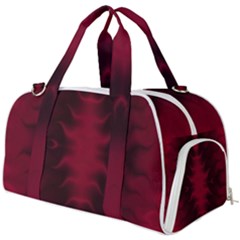 Black Red Tie Dye Pattern Burner Gym Duffel Bag