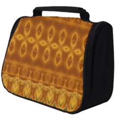 Boho Honey Gold Full Print Travel Pouch (big) by SpinnyChairDesigns