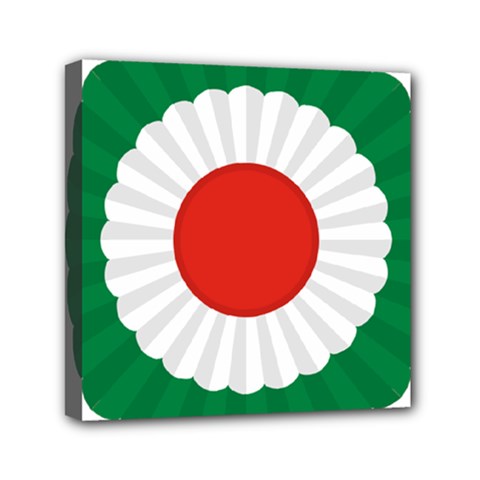 National Cockade Of Iran  Mini Canvas 6  X 6  (stretched)