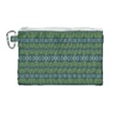 Boho Forest Green  Canvas Cosmetic Bag (Large) View1