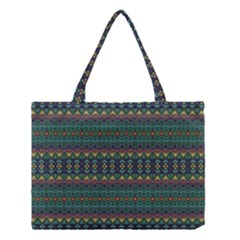 Boho Summer Green Medium Tote Bag by SpinnyChairDesigns