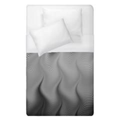 Abstract Black Grey Duvet Cover (single Size) by SpinnyChairDesigns