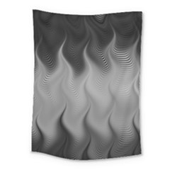 Abstract Black Grey Medium Tapestry by SpinnyChairDesigns