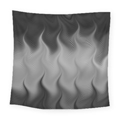 Abstract Black Grey Square Tapestry (large) by SpinnyChairDesigns