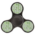 Black Lime Green Checkered Finger Spinner View2