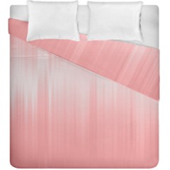 Fresh Pink Ombre Duvet Cover Double Side (king Size) by SpinnyChairDesigns