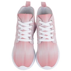 Fresh Pink Ombre Women s Lightweight High Top Sneakers by SpinnyChairDesigns