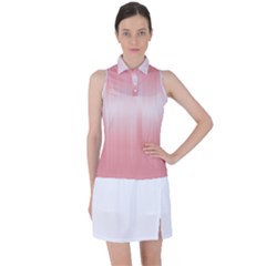 Fresh Pink Ombre Women s Sleeveless Polo Tee by SpinnyChairDesigns